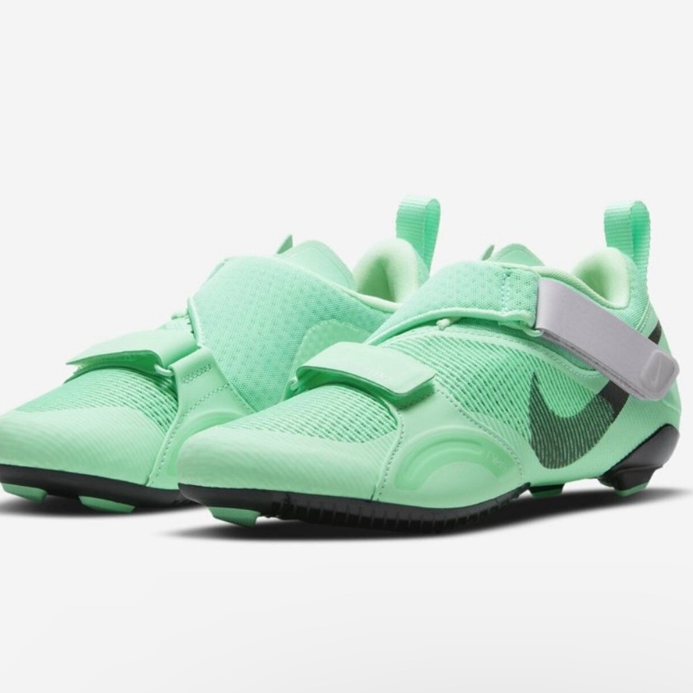 NIKE Superrep Mint Green Cycle Spin Shoes Brand New In Box for SPD OR DELTA